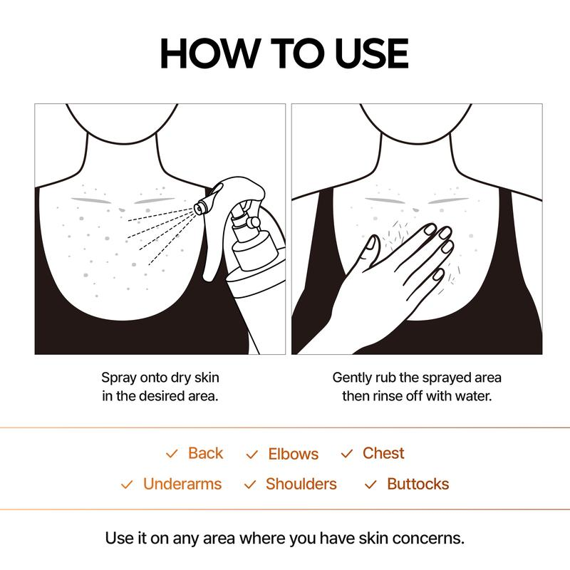 [VELORA Official] Peel Shot Keratin Care Kojic Acid Turmeric Spray 200ml Pore Clearing Exfoliating Formula Skin Repair Scrub-JAY